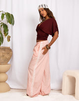 Ruched batwing top