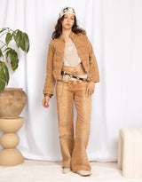 Bambi print barrel jeans