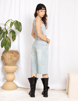 Sparkly denim jorts