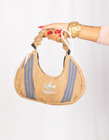 Vintage customized Adidas adjustable bag with bows