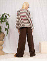 Tall Y2K wide leg drawstring trousers