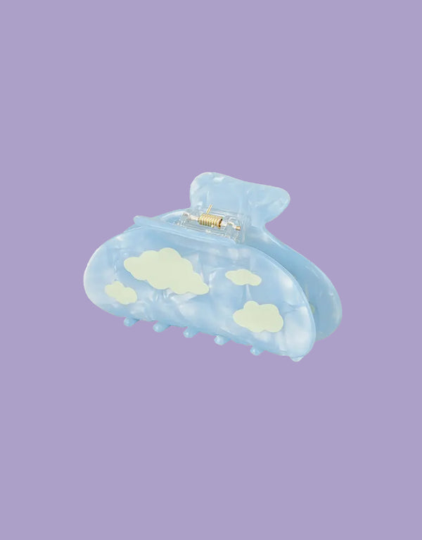 In the clouds hair clip
