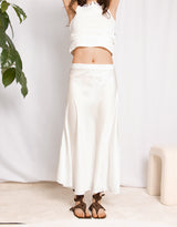 Flowy midi skirt