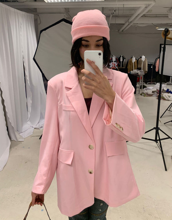 Long oversized blazer