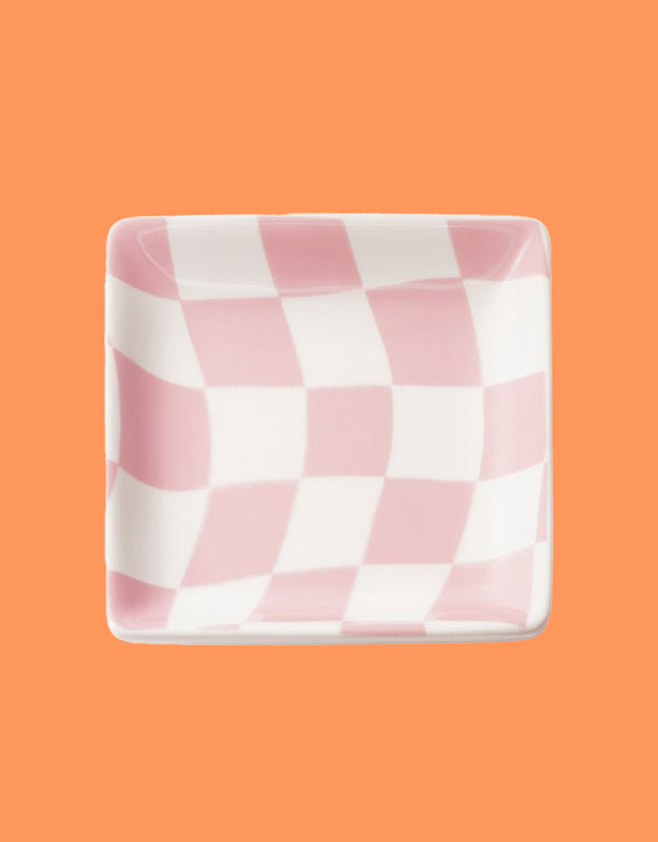 Jewellery tray square checkered
