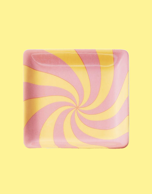 Jewellery tray square swirly