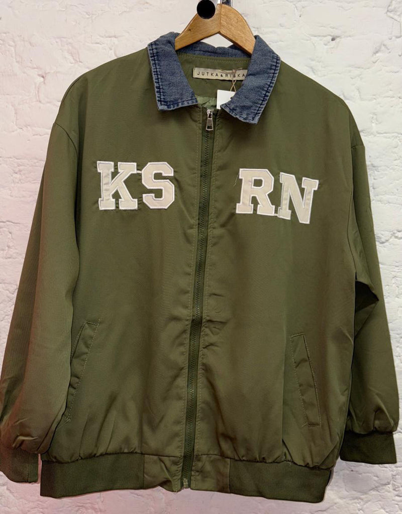 KSRN denim detail jacket
