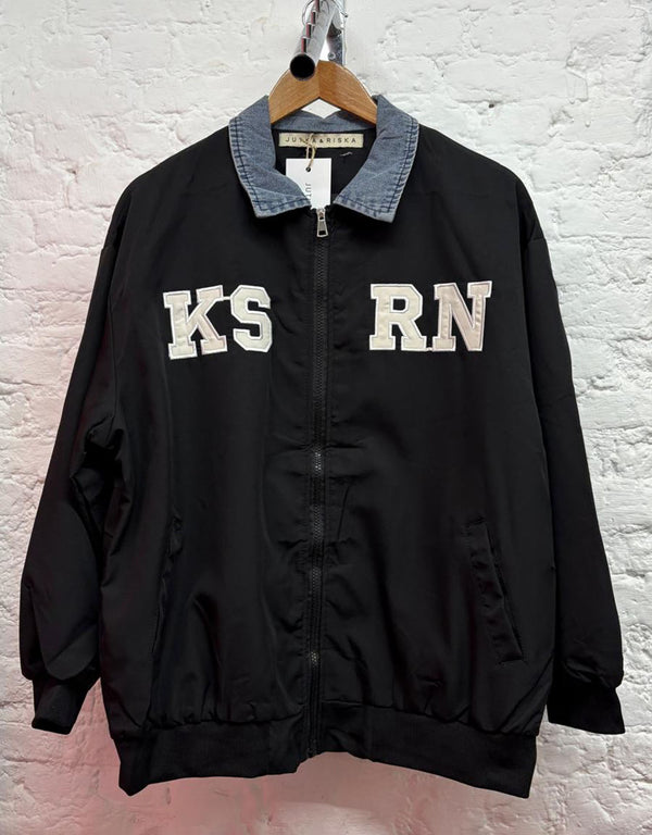 KSRN denim detail jacket