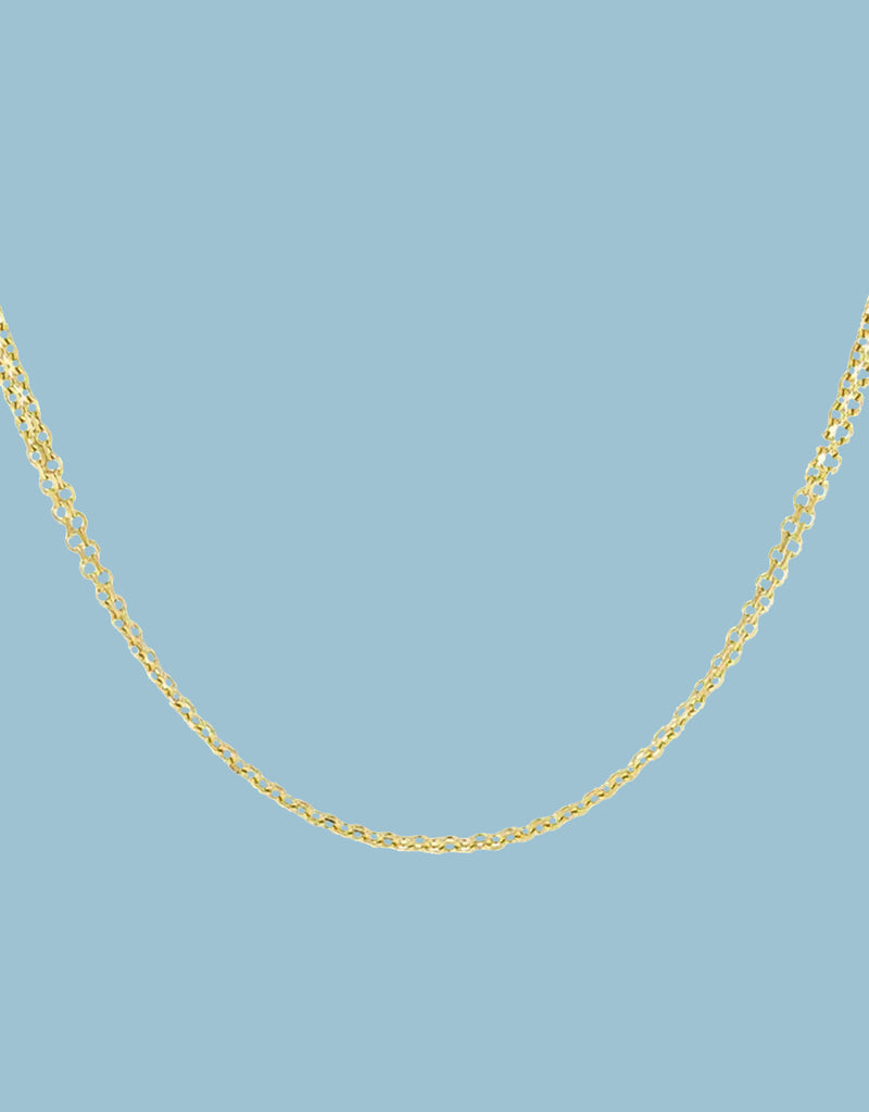 Linked chain necklace