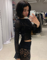 Long lace skirt I