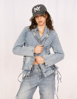 Washed NY cotton baseball cap