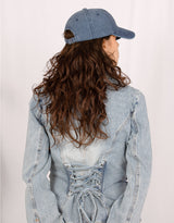 Washed NY cotton baseball cap