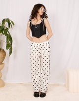 Polkadot track trousers