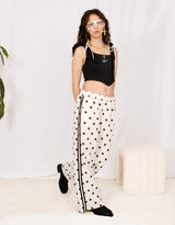 Polkadot track trousers