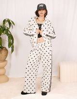 Polkadot track jacket
