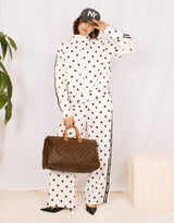 Polkadot track jacket