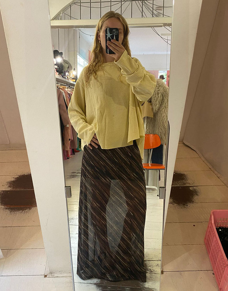 Mesh tie front maxi dress