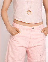 Sparkly balloon jeans