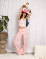 Sparkly balloon jeans