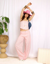 Sparkly balloon jeans