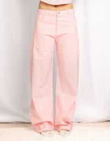 Sparkly balloon jeans