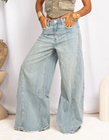 Extra wide leg jeans
