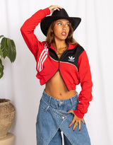 Vintage customized upcycled Adidas track jacket