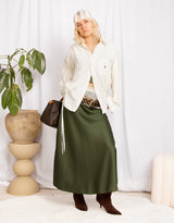 Flowy midi skirt