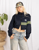 Vintage customized upcycled Adidas track jacket