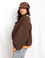 Velvet chain baker boy cap