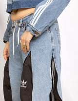 Vintage customized zipper shorts