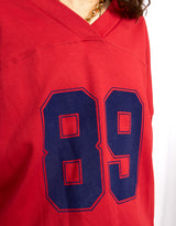 Oversized varsity 89 sweatshirt