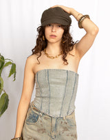 Wool baker boy cap
