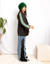 Vintage customized upcycled Adidas 3 stripe blazer