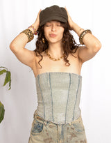 Wool baker boy cap
