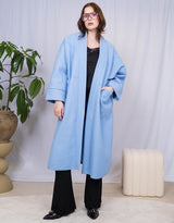 Oversized open coat