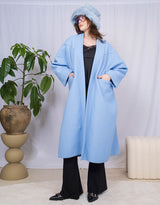 Oversized open coat