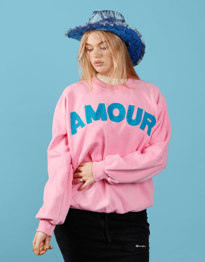 Oversized amour sweater