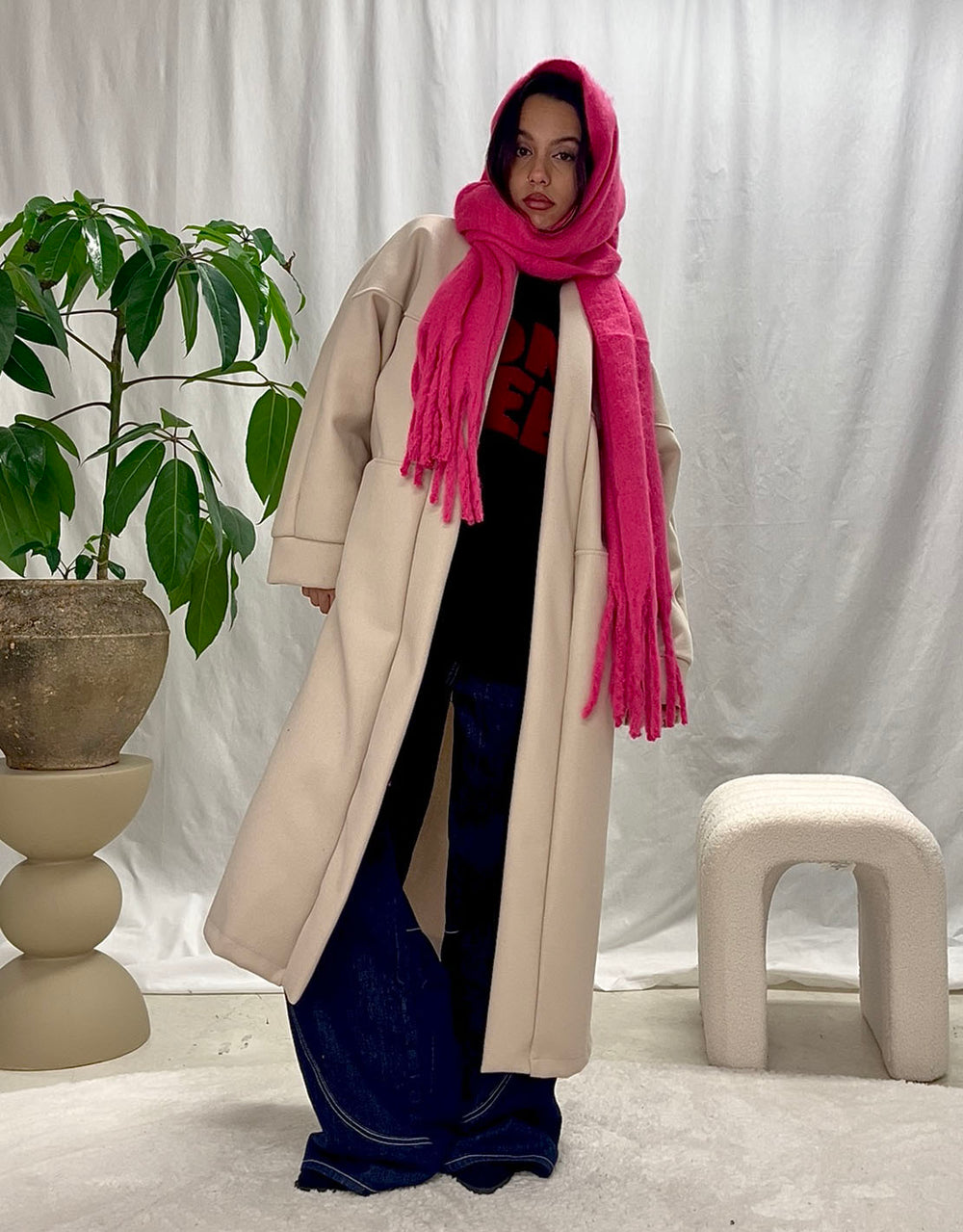 Ameri VINTAGE 2WAY SOFT BOA LONG COAT 【公式通販】