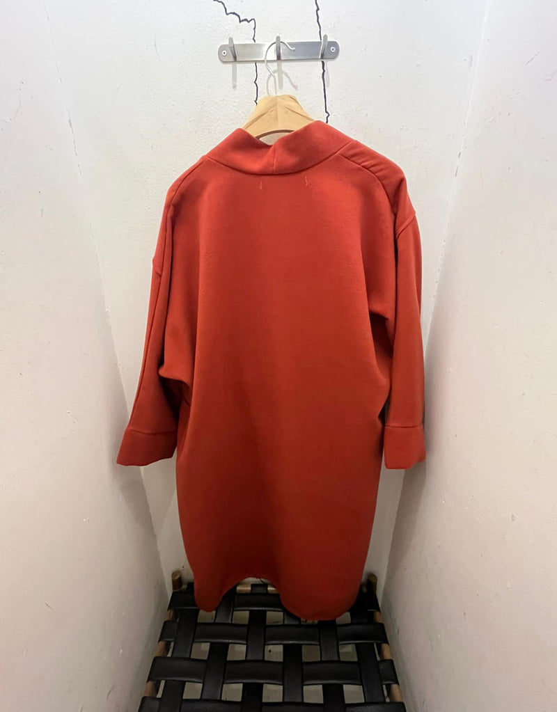 Oversized open coat