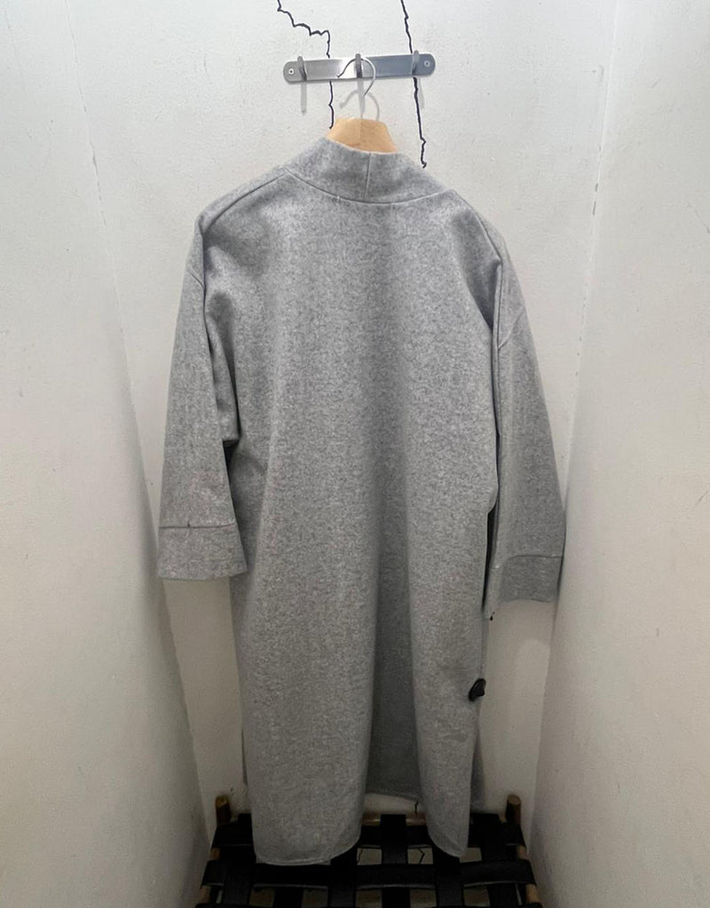 Oversized open coat