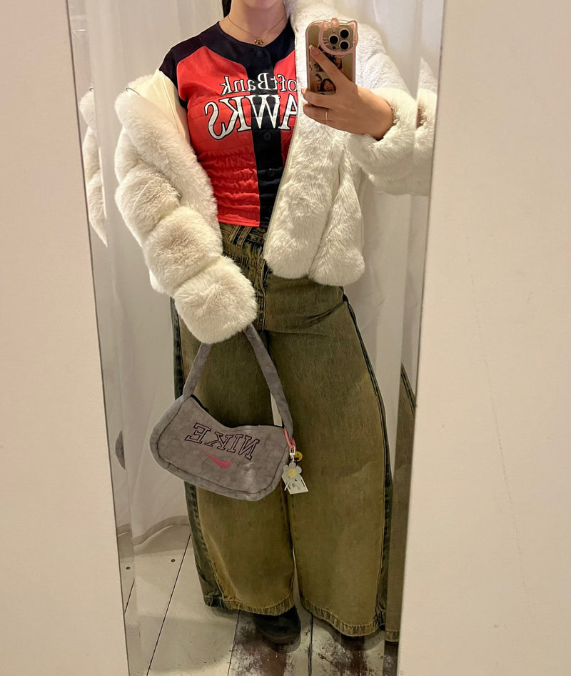 Vintage customized sporty button top