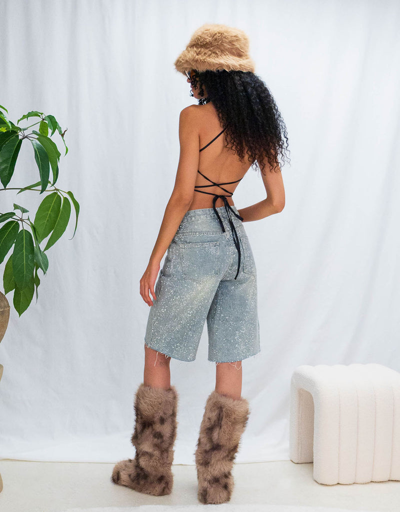 Butterfly sequin top