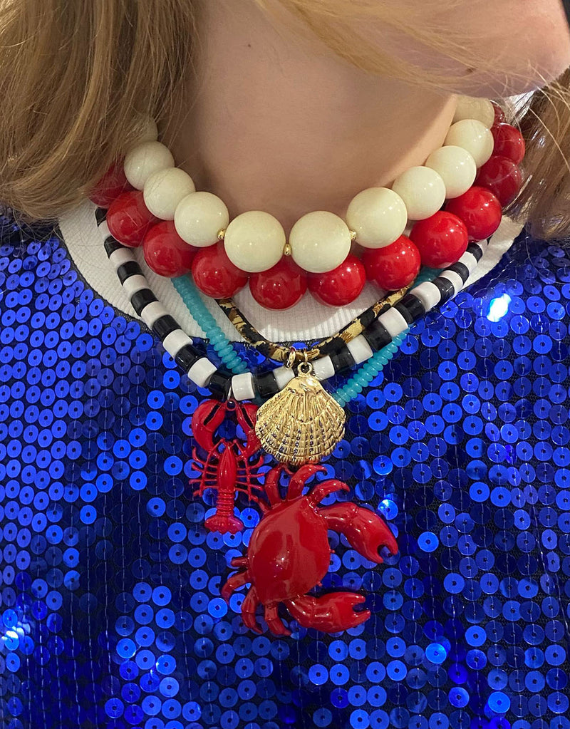 Rock lobster necklace