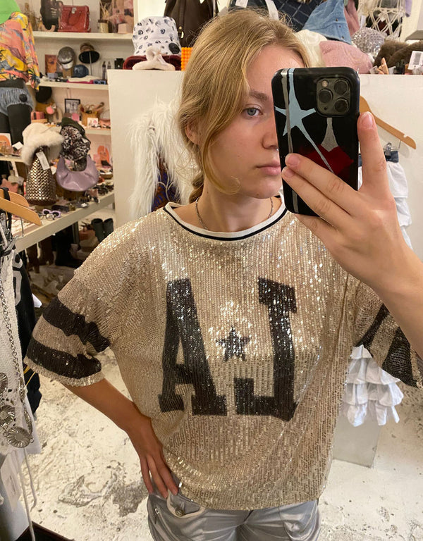 Sequin LA T-shirt