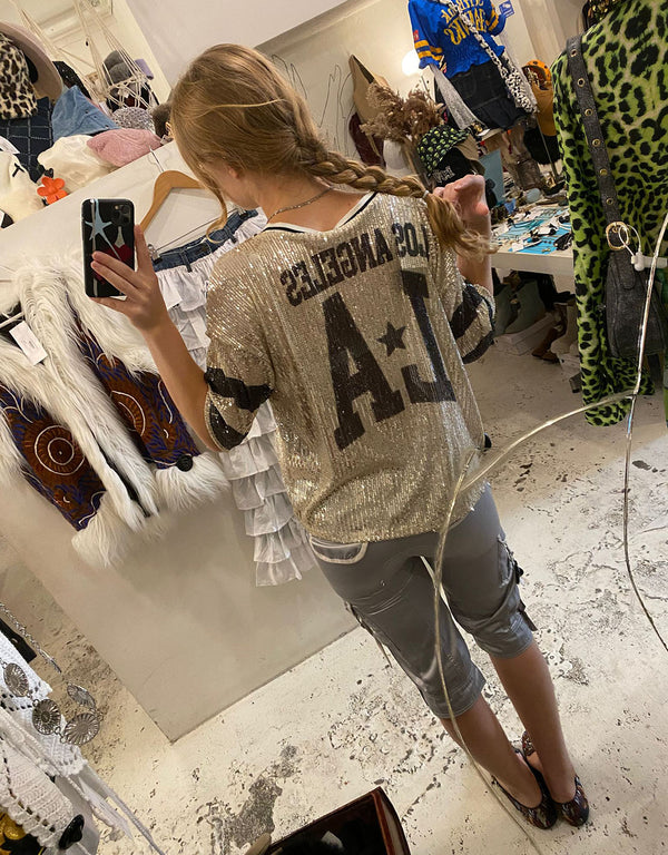Sequin LA T-shirt