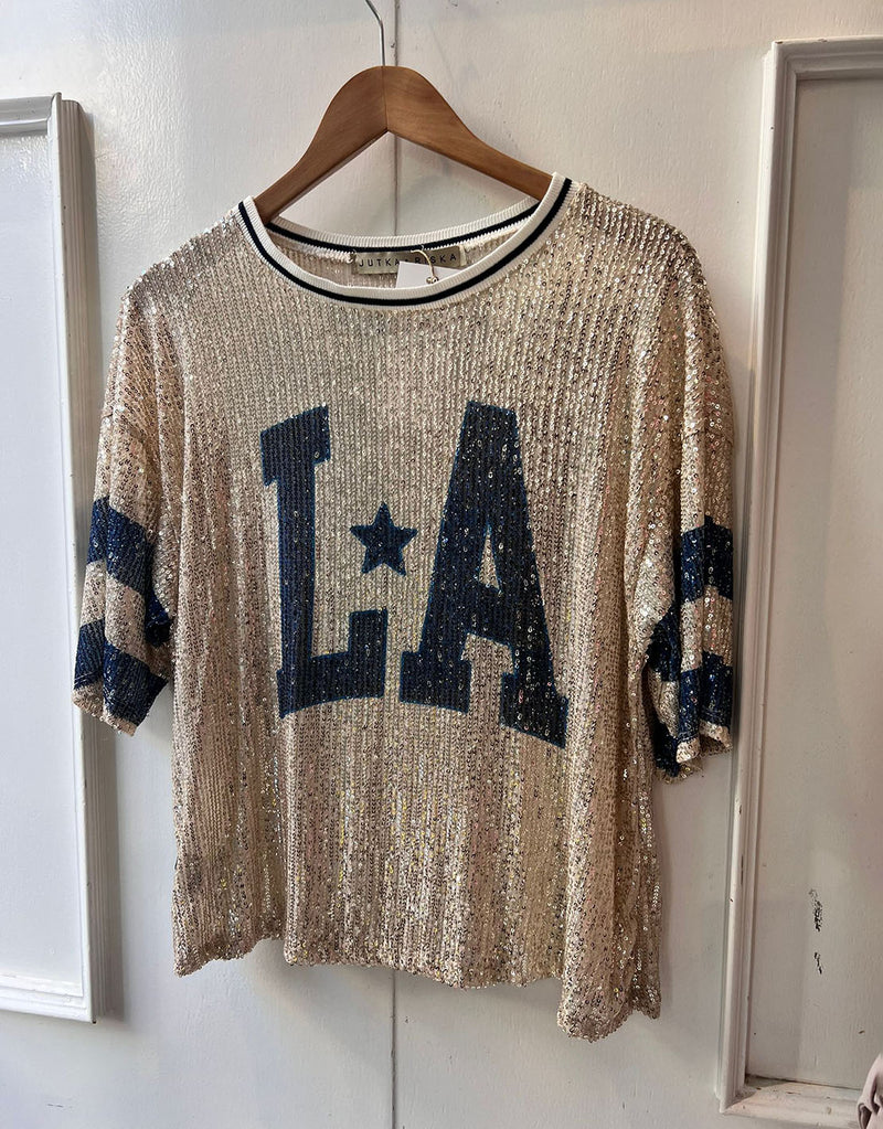 Sequin LA T-shirt