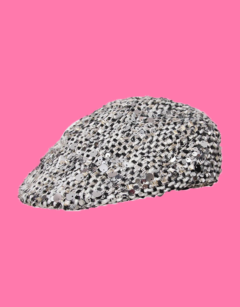 Sequin beret