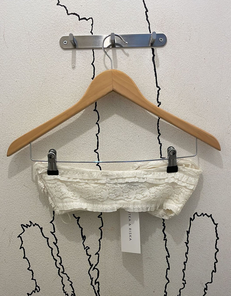 Shell bandeau top