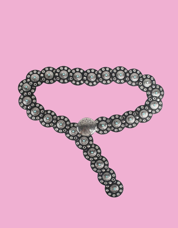 Small stone buckle belt